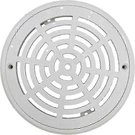 Grille de bonde ronde pour piscines hors sol - Blanche (1 pièce) (1/5)