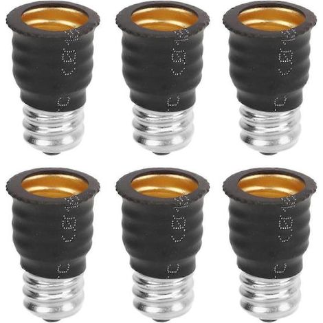 Adaptateur pour ampoule E12 vers E14 - Lot de 6 (1/5)