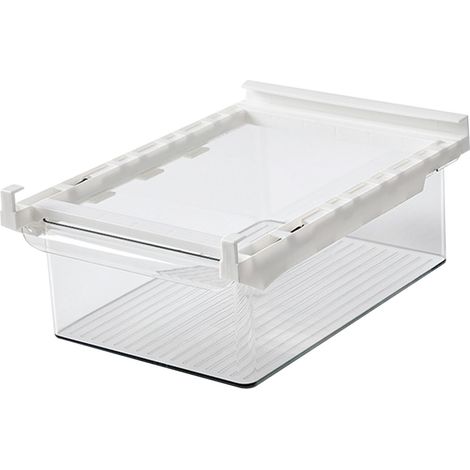 PET-Kühlschrank-Organizer – Ausziehbare Aufbewahrungsbox für Eier, Obst und Gemüse – 33,5 x 23 x 13,5 cm (1/5)