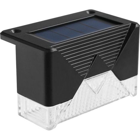 2 Pack Solar Powered Wall Mountable lights, Waterproof LED Lights Outdoor Solar Disk Lights Decorative, Solar Garden Lights for Landscape Pathway Patio Yard Walkway Path Lawn Driveway Lighting (1/4)