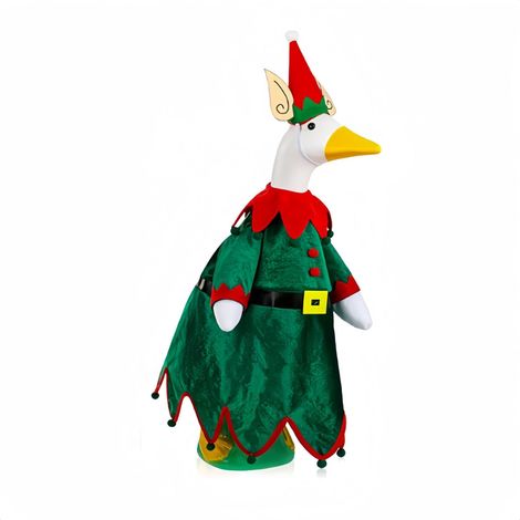 Grenzüberschreitende Weihnachtsdekoration: Kostümierte Clownfigur für Veranda, Rasen oder Garten, Zierfigur für den Garten.