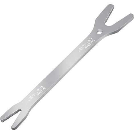 Doppelseitiger, selbstspannender verstellbarer Schraubenschlüssel 6-25 mm/3-17 mm für Reparaturen im Außenbereich, im Haushalt und an Kraftfahrzeugen. (1/5)