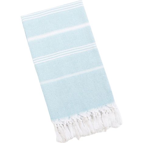 1 pièce Serviette de plage turque, coton peigné, ultra absorbante, séchage rapide, polyvalente pour plage, bain, sauna, pique-nique (1/5)