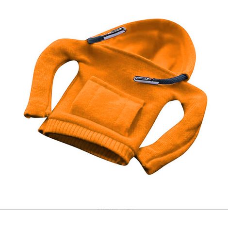 Sweat à capuche élégant avec housse de pommeau de levier de vitesse, orange (1/5)