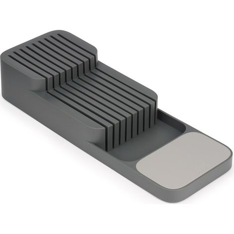 Organizador de Cuchillos de 2 Niveles Joseph Joseph Duo, para Almacenar Cuchillos de Cocina, Diseño Compacto, Materiales Duraderos, Fácil de Limpiar, Maximiza el Espacio.