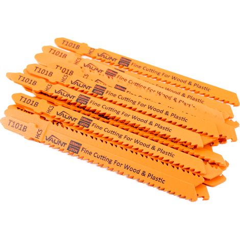 Vaunt Clean Cutting T101B Jigsaw Blades - Pack of 25 Softwood Plywood Plastics (1/5)