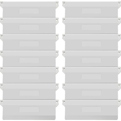 14 Pcs Poids Aveugles Verticaux,127mm Poids pour Stores Verticaux Poids de Store Lattes Poids Inférieur pour Store Plaque de Lestage Lattes Vénitiennes Blanc (1/5)