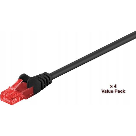 Microconnect V-UTP620SVP cable de red Negro 20 m Cat6 U/UTP (UTP)