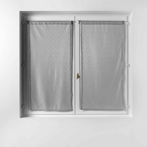 Paire de Voilages "Castille" 60x120cm Gris (1/4)