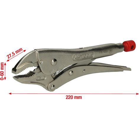 KS Tools Gripzange, 60mm, 220mm