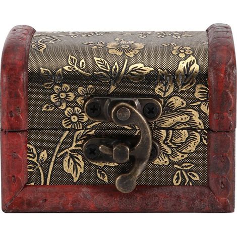 Vintage Holzkiste zur Aufbewahrung und Dekoration, Aufbewahrungsbox für Süßigkeiten, Schmuck und Ornamente (1/5)