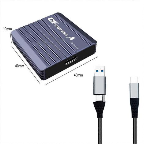 CFexpress-Kartenleser Typ A, 10-GB-USB-3.2-Gen2-Adapter, tragbarer CFexpress-Kartenleser (1/5)
