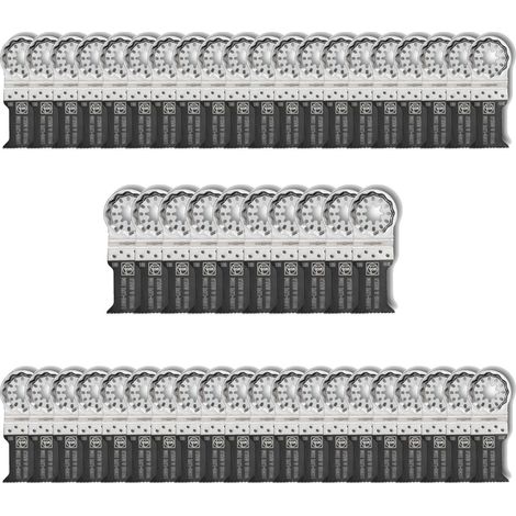 Fein – Lame de scie à main bi-métal 50 mm – Denture biseautée pour bois dur et placoplâtre – Lot de 50 pièces – Porte-outil Starlock (1/4)