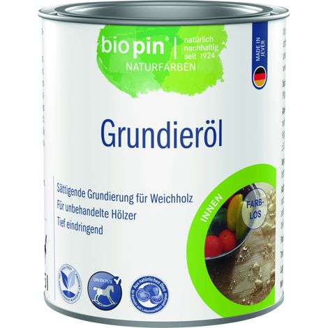 Biopin Naturfarben Grundieröl 375 ml farblos Innen/Außen