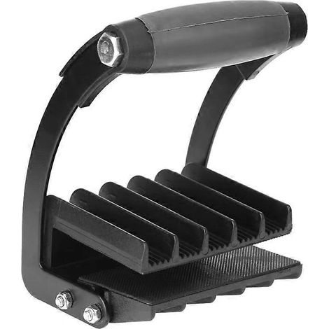 Lève-panneaux en contreplaqué noir, ergonomique et facile à manipuler. (1/5)