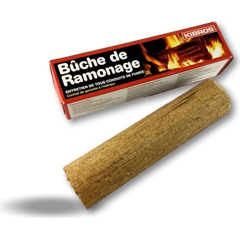 Bûche de ramonage chimique Cheminée insert poêle chaudière foyers ouverts - A l'unité - Buche de ramonage (1/5)