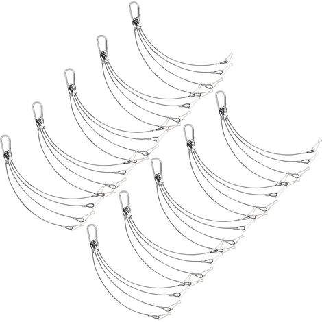 10 Stück Pflanzenlicht Aufhängeseil Rostfreier Edelstahl 1mm
