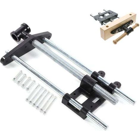 Étau d'établi étau Menuisier 10.5" Étau rotatif à 360 ° pour établi de travail Étau à Bois Étau Ajustable d'Établi de Table Étau inclinable étau de perceuse