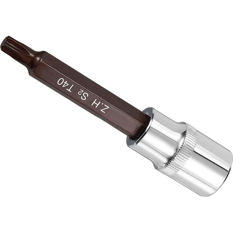 Embouts Torx Embout Métrique T40 1/2" Drive 4" Long Acier Allié S2 (1/5)