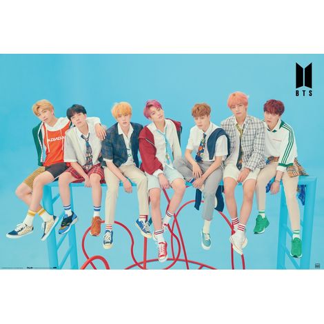 Poster bts blau