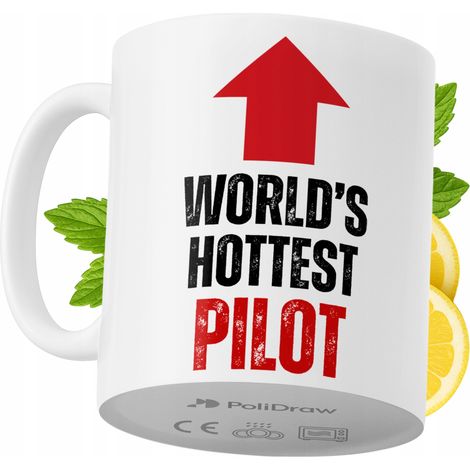 Tazza da caffè/tè divertente e umoristica per un pilota, con grafica e testo divertenti. Tazza ideale per compleanni, onomastici e festività. Tazza premium per occasioni speciali, per casa, ufficio, l