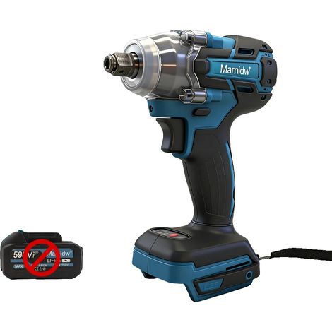 Schlagschrauber, 600 N.m Max. Drehmoment, LED-Ringlicht, Keine Batterie (1/2)