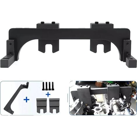 Kit de herramientas de alineación del cigüeñal, acero de alta resistencia, 12 x 8 x 3 pulgadas, compatible con motores compactos europeos, herramientas de sincronización del cigüeñal, permite un ajust (1/5)