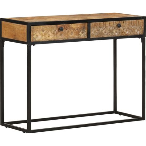 Konsolentisch 100x35x75 cm Mango Massivholz