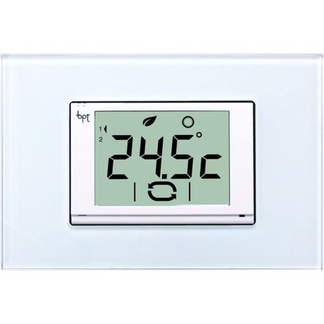 BPT TA600/230 TERMOSTATO TOUCH SCREEN DA INCASSO 230V C/COVER (1/2)