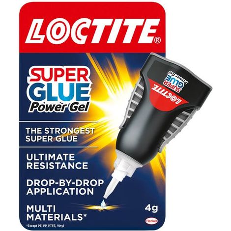 Loctite 2633673 Super Glue Power Flex Control, Gel Bottle 4g LOCSGGC4GNR