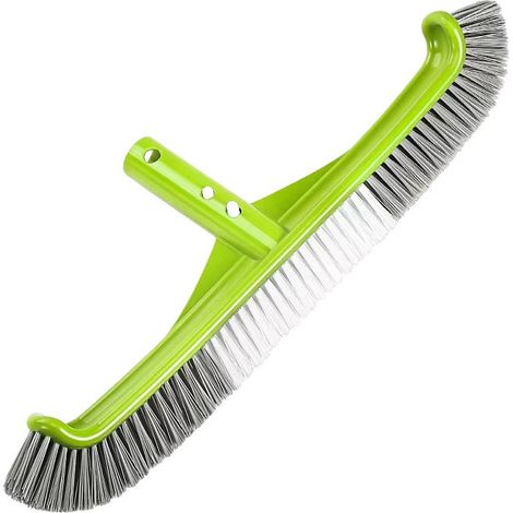 Brosse Piscine 17 Pouces pour Nettoyage Parois Sols Poils Résistants Tête Robuste pour Piscine Enterrée Hors Sol (1/5)