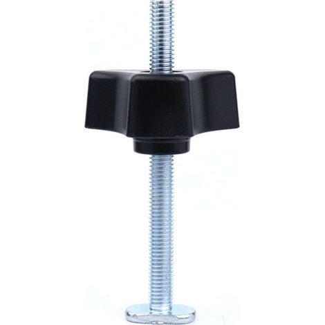 T-Nut-Klemme, Metall-T-Nut-Befestigungswerkzeug für die Holzbearbeitung (nur 2 T-Schrauben + 2 Knopfmuttern)