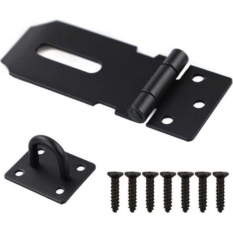 cadenas de porte en acier inoxydable de 7,6 cm (3 pouces) : verrou de sécurité robuste pour porte, fenêtre, armoire, cage (1/5)