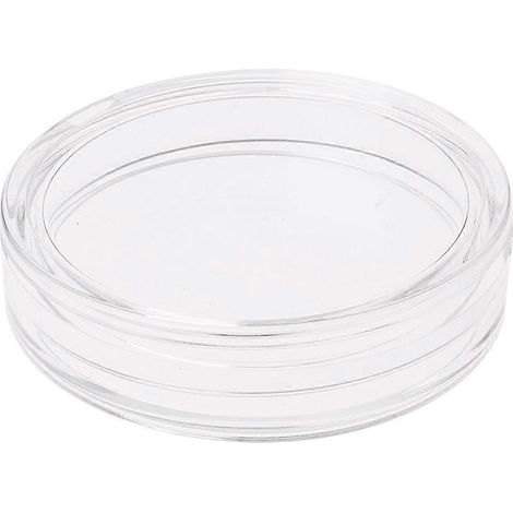 Round Acrylic Coin Storage Box Competition Award Badge Brooch Holder (1/4)