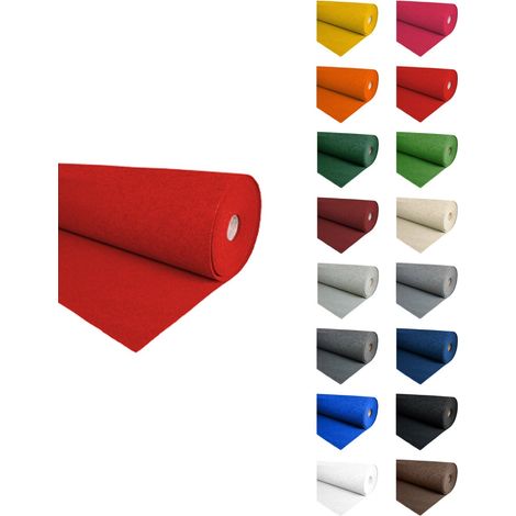 IBEROGARDEN  Moqueta Ferial Rojo 300 gr   Ideal para stands, ferias y exposiciones  1x30 metros (1/5)