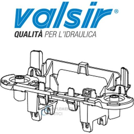 Valsir Blocco centrale Tropea3 Kit Trasformazione da Meccanico a Pneumatico  VS0866694