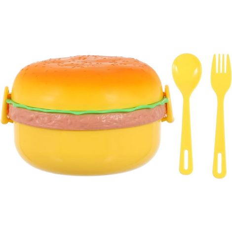 Boîte à lunch bento Toddmomy en forme de hamburger, légère et (1/5)