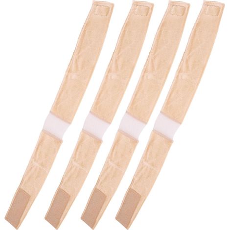 Lot de 4 Bandes de Perruque en Dentelle pour une Prise en Main Confortable et Antidérapante – Bandeaux Renforcés de Couleur café (couleur de peau) (1/5)