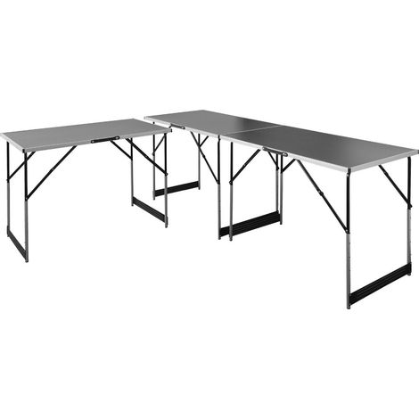 Tapeziertisch Aluminium 300 x 60 cm 3teilig Mehrzwecktisch (1/2)