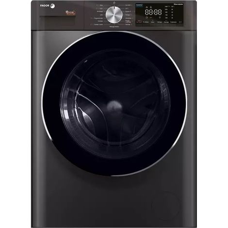 Fagor – Lave-linge séchant 10 kg – Classe A – Vitesse d'essorage 1400 tr/min – Charge avant – Écran LED – 14 programmes de lavage