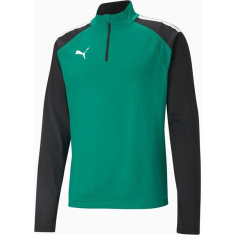 Puma Teamliga 1/4 ZIP Herren-Sweatshirt grün 65723605 r L (1/2)