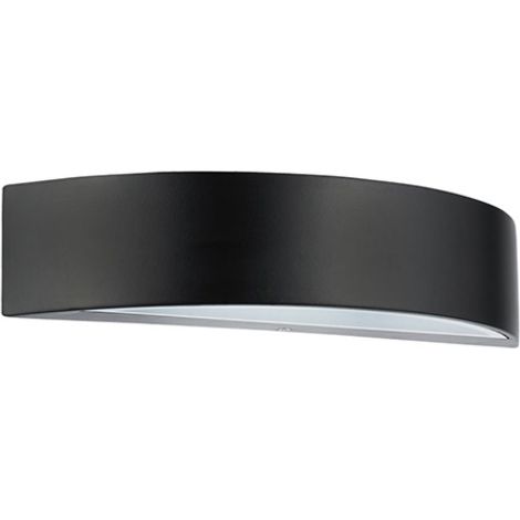 Applique murale LED 5.5W demi-lune noir – Éclairage indirect 4100K – IP44 pour intérieur et extérieur – Flux lumineux 420 lumens – Horoz Electric (1/4)