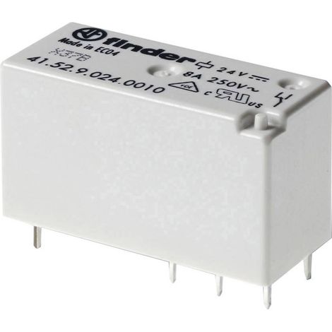 Finder 41.52.8.230.0000 Relè per PCB 230 V/AC 8 A 2 scambi 1 pz.