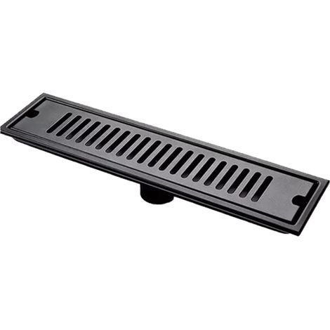 Grille linéaire de sol rectangulaire en acier inoxydable 304, surface lisse, évacuation rapide, anti-odeurs, pour douche maison (1/5)