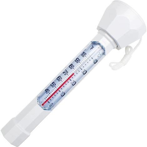Thermomètre flottant pour piscine - équipement d'entretien adapté aux piscines intérieures et extérieures. (1/5)