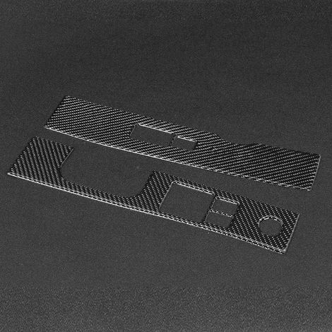 2 Stück Abdeckungen für Fensterheberschalter aus Kohlefaser, passend für Nissan 350Z 2006-2009 (1/5)