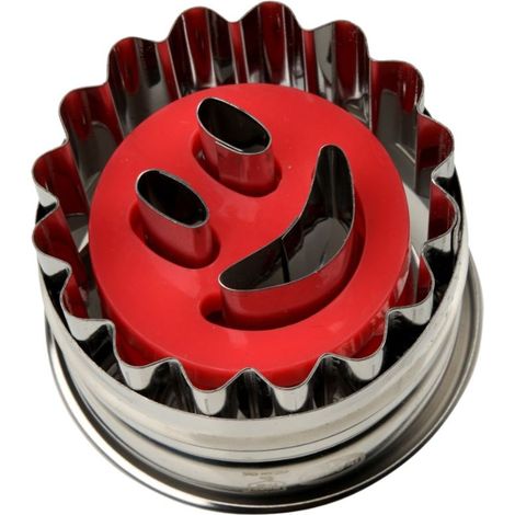 Emporte-pièce biscuit linzer motif smiley Dr Oetker Noël (1/5)