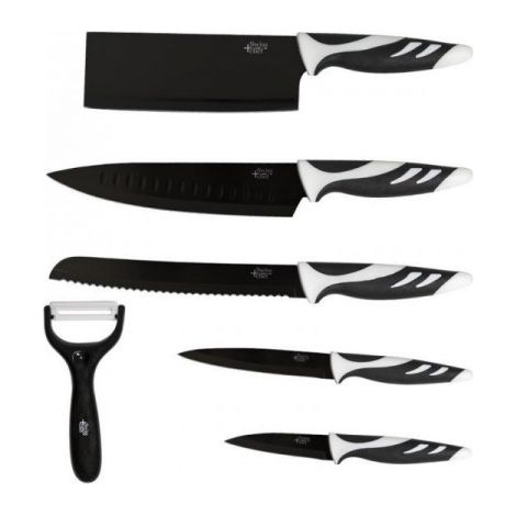 Messer Swiss schwarze 6-Messer Set Cecotec (1/5)