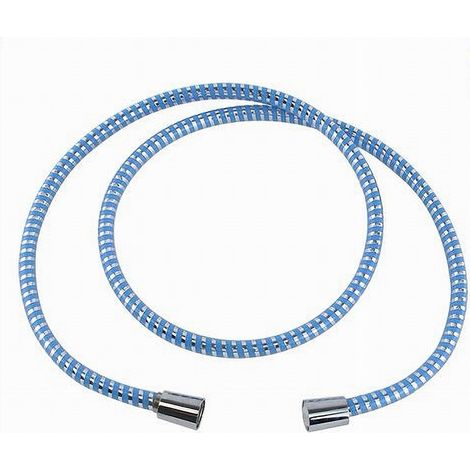 Trade Shop - Reemplazo De Ducha De Tubo De Raíz Flexible 1.8 Mt Recubrimiento Azul De Encaje De Pvc 87297 -