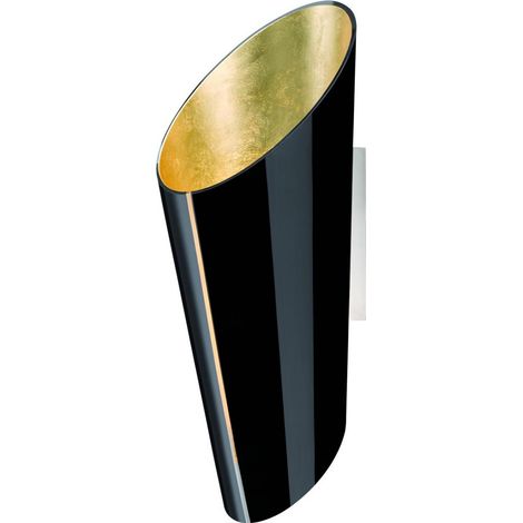 Trio Lighting Aplique de Pared moderno Negro y Dorado 1xE27 (1/2)